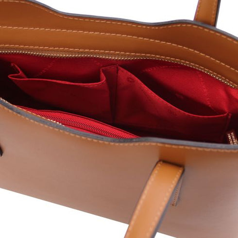 Olimpia - Leather tote - Small size